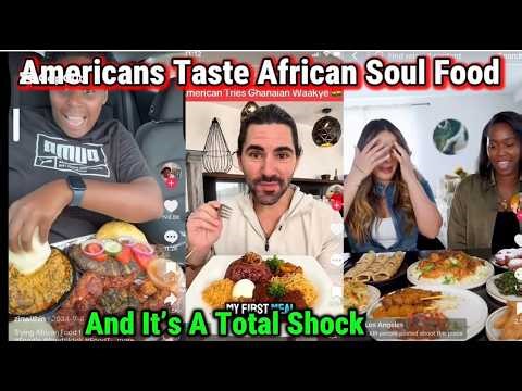 Americans Try African Soul Food for the First Time | Their Reactions Say It All 😳🔥