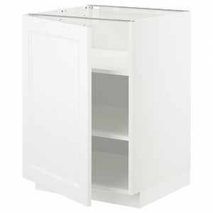 METOD Unterschrank mit Böden, weiß/Axstad matt weiß, 60x60 cm  - IKEA Deutschland