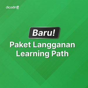 45 reactions · 4 comments | Tersedia 5 learning path dengan durasi 90 hari yang bisa kamu pilih. Diskon 50% selama periode launching, 18-30 Juni 2024. Yuk, kunjungi tokopedia.com/dicoding | Dicoding | Facebook
