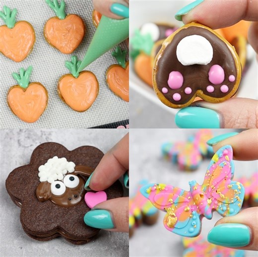These Treats are the most Adorable and so Easy to make ! 🐰🦋🐑 | Simple