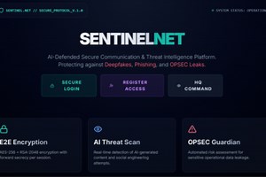 SentinelNet – AI-Defended Secure Communication Platform