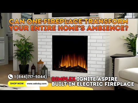 DIMPLEX IGNITE ASPIRE: STUNNING MODERN ELECTRIC FIREPLACE UPGRADE | CALL 1-844-717-5044 TODAY!
