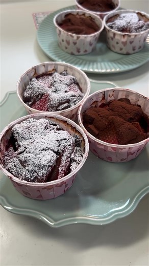 いちごチョコマフィンの簡単レシピ🍓🍫