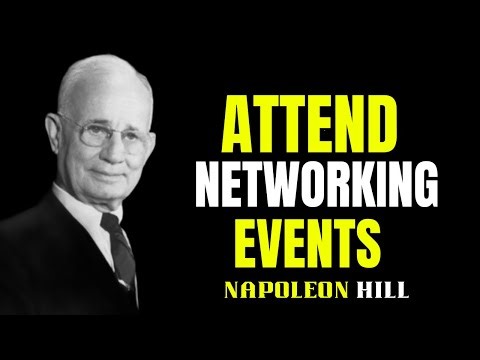 "Attend networking events| Napoleon Hill