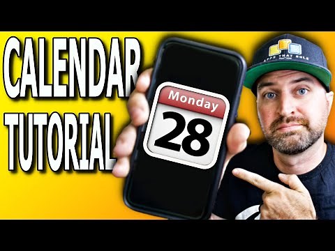 iPhone Calendar App Tutorial