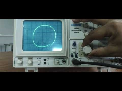 Phase and Frequency Measurement from Lissajous Figures on CRO | Explained in Hindi