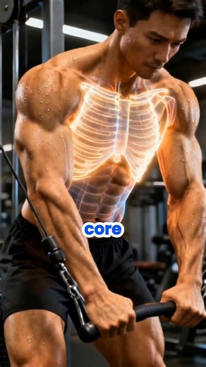 Cable Woodchopper Tutorial – Build Strong Obliques with Perfect Form #fitnesseducation #shorts