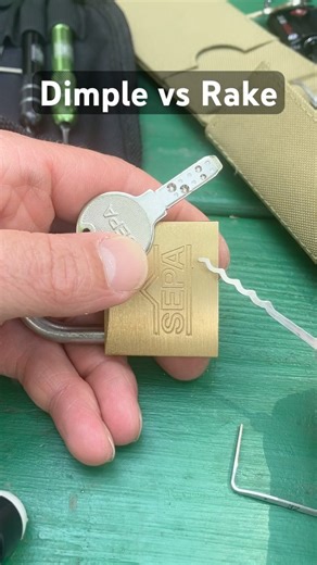 Dimple Lock vs Wave Rake, SEPA 5000 Jiggle/Rake/Rock #lockpicking #locksport #covertinstruments