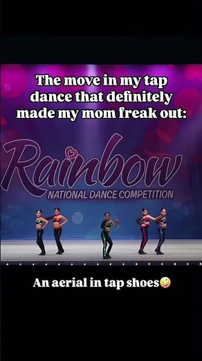 Literally on the edge of her seat every time!😅 #tapdance #tap #dancer #acrobatics #dance
