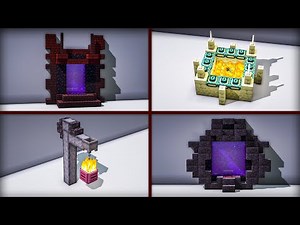 Minecraft: +15 Nether & End Build Hacks/Ideas