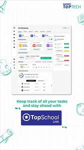 TopSchool LMS gives educators an overview of everything they need to know. Keep track of class performance, completed and pending tasks, student workload, lessons, curriculum and more. Plan ahead so you can prepare your students to be future-ready! #NAVNEETTOPTECH #EdTech #FutureReady #DigitalLearning #LessonPlanning #SmartTeaching #TopSchoolLMS #Education #Innovation | NAVNEET TOPTECH | Facebook