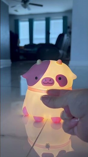 Shopzoki Strawberry Cow Night Light