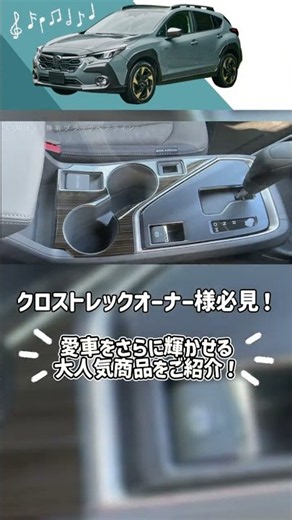[Crosstrek] Beautiful Stainless Steel Shine! Top 3 Recommended Items! #Crosstrek #SUBARU #shorts