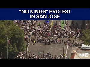 'No Kings' protest in San Jose | KTVU