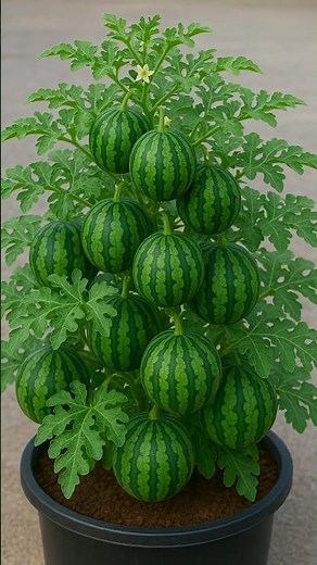 🌿🍉How to Grow Watermelon Without Soil – Organic Method