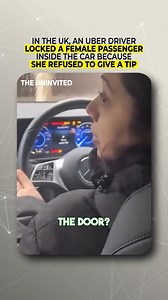 Uber Nightmare: Passenger Trapped in Car as Driver Demands Tip and Refuses to Unlock Doors! Shocking footage from the UK captures a heated confrontation where an Uber driver allegedly kept a female passenger locked inside the vehicle, insisting on a mandatory tip despite UK norms that tipping remains optional, sparking widespread outrage over ride safety and passenger rights. #UberUK #PassengerTrapped #TippingDrama #UKNews #RideShareSafety #UberIncident #ViralMoment #London #TravelHorror #Consum