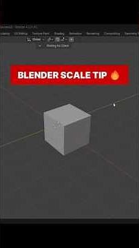 Blender S Key Trick You MUST Know 🔥#blender