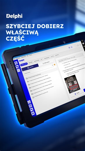 Czy wiesz, że… nasz tester diagnostyczny nie tylko wykrywa usterkę, lecz także pomaga w identyfikacji części potrzebnych do wymiany? ⚙️ Jednym kliknięciem przyspiesz pracę w swoim warsztacie.☝️ Dowiedz się więcej tutaj: bit.ly/DiagnostykaDelphi | Delphi Technologies