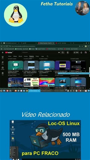 👍 Ressuscite seu velho PC com Loc-OS Linux. APENAS 500 MB. Playlists