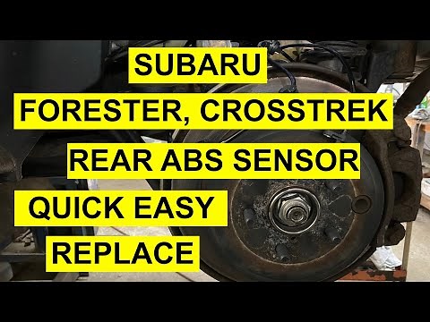Rear ABS Wheel Speed Sensor Replacement - Subaru Forester, Crosstrek 2009-2018