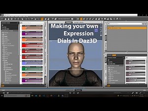 Making Expressions with Dials in Daz3d