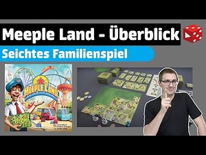 Meeple Land - Überblick • Seichtes Familienspiel (Asmodee 2020)