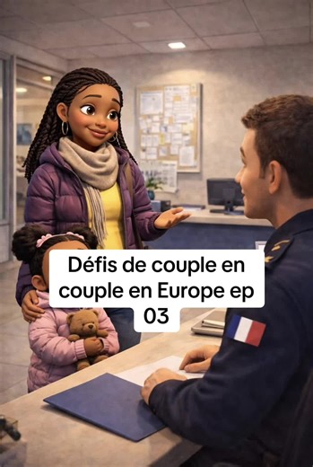 Défis de couple en Europe ep 03 #pourtoi #animation #grok #ia #fy