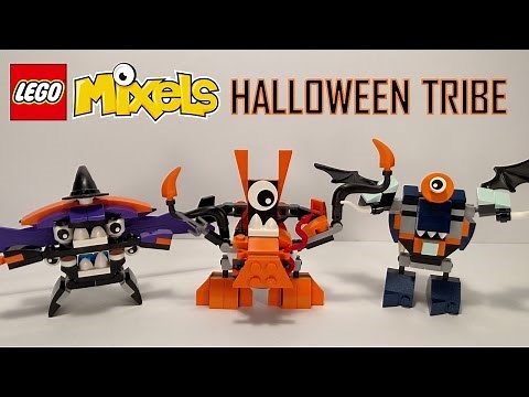 LEGO Instructions: Mixels Series 10 Mixoween Tribe How to Build! Spooker, Witcha, Pumpgordo (Custom)