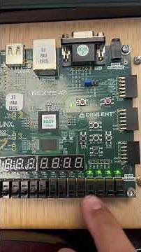 FPGA Demo: 2-Bit Comparator Wrapper on Digilent’s Nexys A7 (Artix-7)