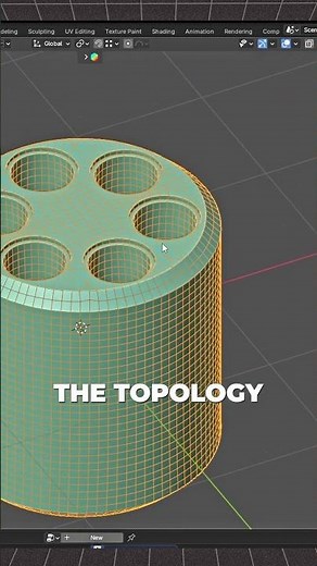 STOP Struggling with 3D Modeling! Easy Blender Tutorial for Beginners #retopology #3dmodeling