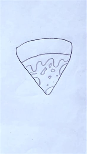 Pizza 🍕 Slice Drawing 😱 ছবি আঁকা #shorts #ytshorts