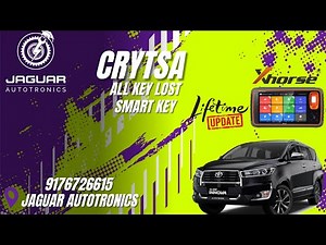 Innova Crysta Smart Key All Key Lost Done | Xhorse MIDI Without Simulator | Jaguar Autotronics