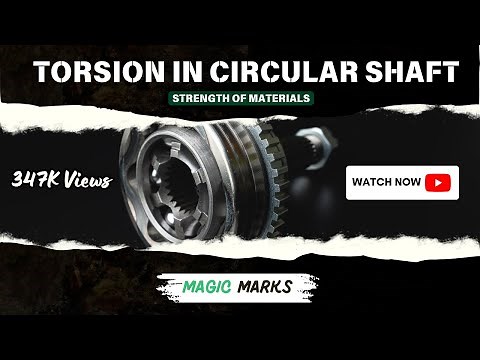 Torsion In Circular Shafts | Strength of Materials