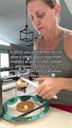 Tiffany | Big Mom Energy on Instagram: "I certainly learned to get thicker skin that’s for sure. 😂 Here is why (and when) it matters and will be a consideration as PART of their application: 1. The number of kids in the highest level math class at (most) high schools is pretty low. This shows colleges that if a kid is in that class they are pushing themselves and challenging themselves. 2. Highly competitive colleges will look at this as a factor (even when it may not be part of their intended 