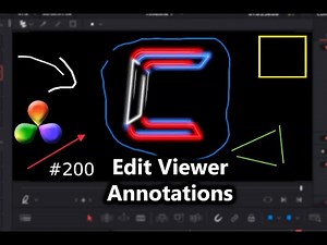 DaVinci Resolve Tutorial: How to Add Annotations to the Edit Viewer Screen