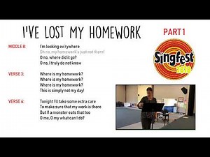 SIngfest 2021 - I've Lost My Homework (part 1)