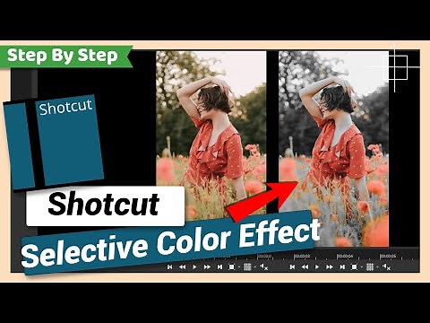 Color Isolation or Selective Color Effect | Shotcut Tutorial