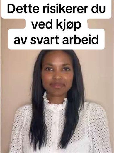Kjøpe svart arbeid? Consekvenser du må vite om