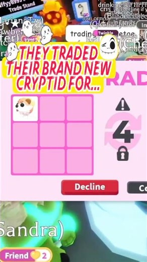 🔥👻They Traded Their CRYPTID for THAT!? WFL!?🔥 #adoptmeroblox #robloxadoptme #adoptme