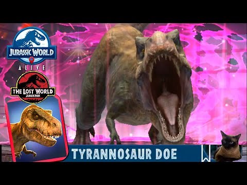 Iconic Legendary TYRANNOSAUR DOE Unlocked! ~ Jurassic World Alive