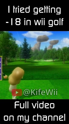 I almost broke my wii remote getting -18 in wii golf #rage #wii #funny