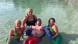 Matthew is a big fan of Weeki Wachee Springs State Park. Living in Davenport, Florida, Matthew and his family often makes the trek to see the world-famous mermaids perform. He expressed his dream to swim with them. Mermaids Kaitlyn & Julia were happy to fulfill his wish. Keep swimming, Matthew! ❤️🧜🏻‍♀️#weekiwachee #loveweeki | Weeki Wachee Springs State Park