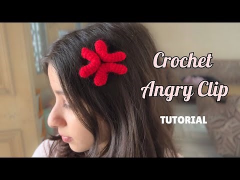 How to Crochet the Viral Angry Clip | Easy Step-by-Step Tutorial for Beginners