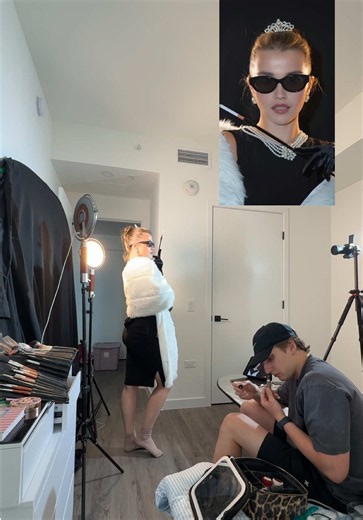Audrey Hepburn Backstage vs Results Makeup Reveal