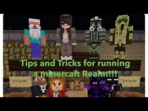 How to run a Minecraft Realm!!! (Bedrock edition)
