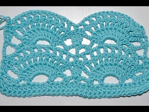 How to Crochet * Big Fan Stitch