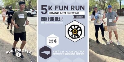 5K Fun Run x CRANK ARM Durham| 2026 NC Brewery Running Series