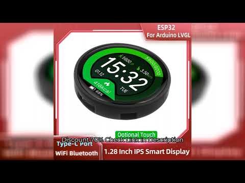 ESP32 LVGL for Arduino Development Board 1.28 Inch 240*240 IPS Smart Display Screen LCD TFT Module W