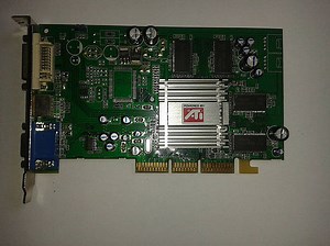 Видеокарта Ati Radeon 9600 Pro 128Mb Agp Dvi/Tv-Out