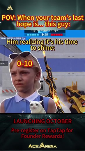 When your team’s last hope is… this guy 😭 #AceArena #AceArenaHQ #fps #gaming #fpsgames #game #gameclips #mobilegame #pcgaming #gamer #fungame #fun